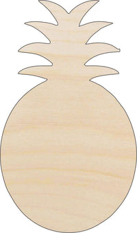 Pineapple Wood Craft Shape - Laser Cut Baltic Birch Unfinished DIY Wood Art Supplies FOD82 - The Wood Shape Store