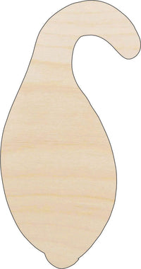 Squash Wood Craft Shape - Laser Cut Baltic Birch Unfinished DIY Wood Art Supplies FOD84 - The Wood Shape Store
