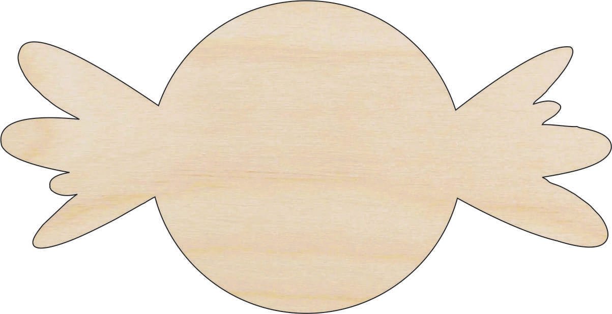 Candy Wood Craft Shape - Laser Cut Baltic Birch Unfinished DIY Wood Art Supplies FOD89 - The Wood Shape Store