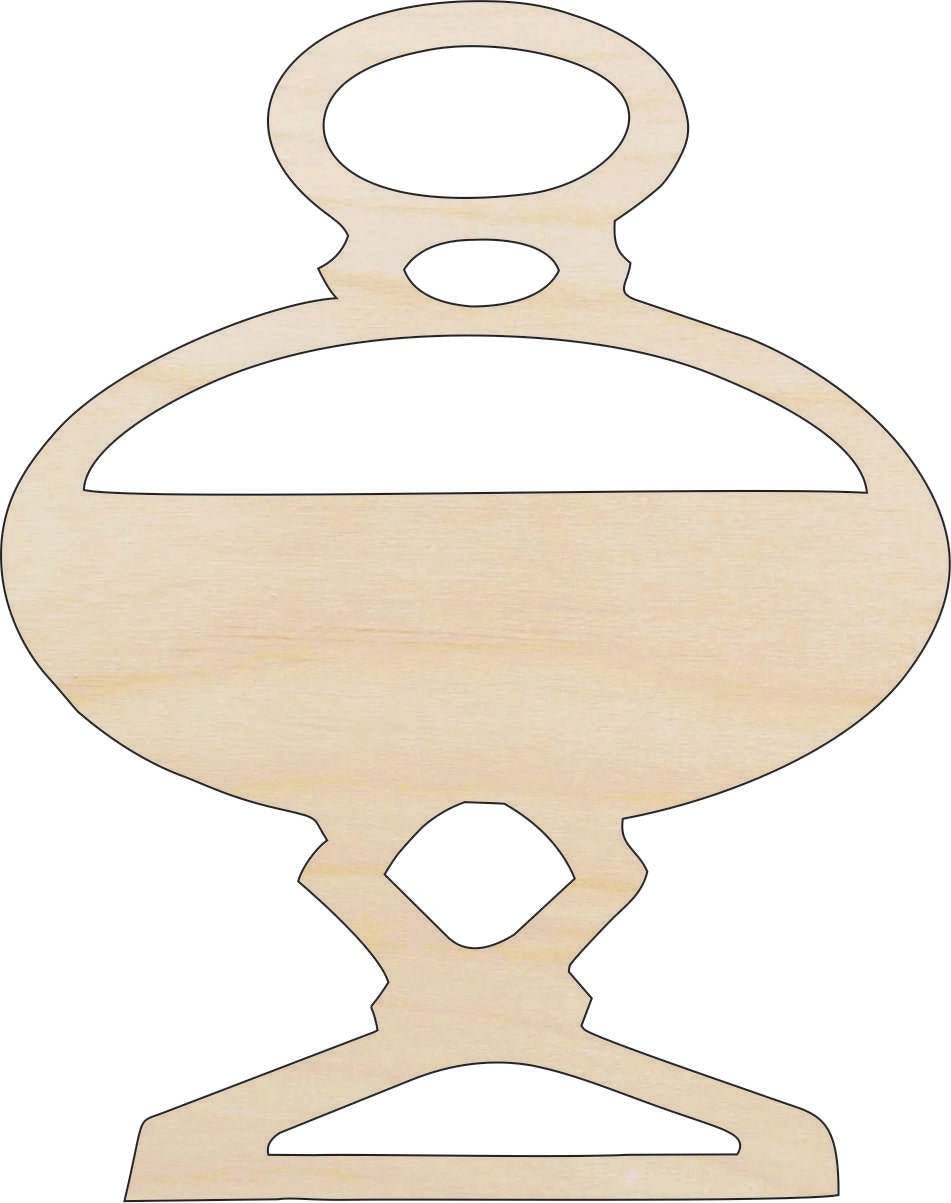 Jar Wood Craft Shape - Laser Cut Baltic Birch Unfinished DIY Wood Art Supplies FOD8 - The Wood Shape Store