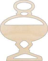 Jar Wood Craft Shape - Laser Cut Baltic Birch Unfinished DIY Wood Art Supplies FOD8 - The Wood Shape Store