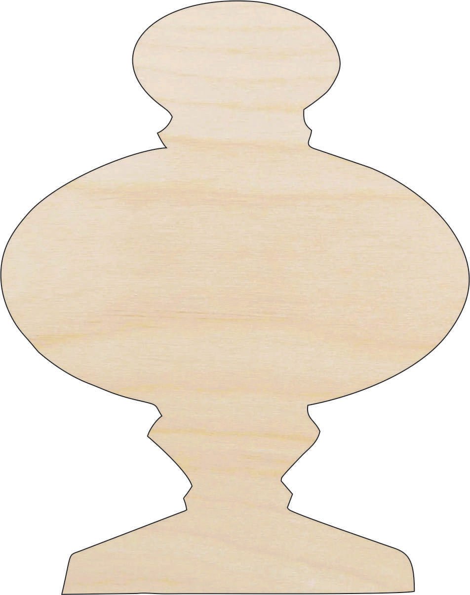 Jar Wood Craft Shape - Laser Cut Baltic Birch Unfinished DIY Wood Art Supplies FOD94 - The Wood Shape Store