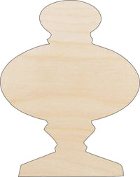 Jar Wood Craft Shape - Laser Cut Baltic Birch Unfinished DIY Wood Art Supplies FOD94 - The Wood Shape Store