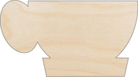 Coffee Cup Wood Craft Shape - Laser Cut Baltic Birch Unfinished DIY Wood Art Supplies FOD98 - The Wood Shape Store