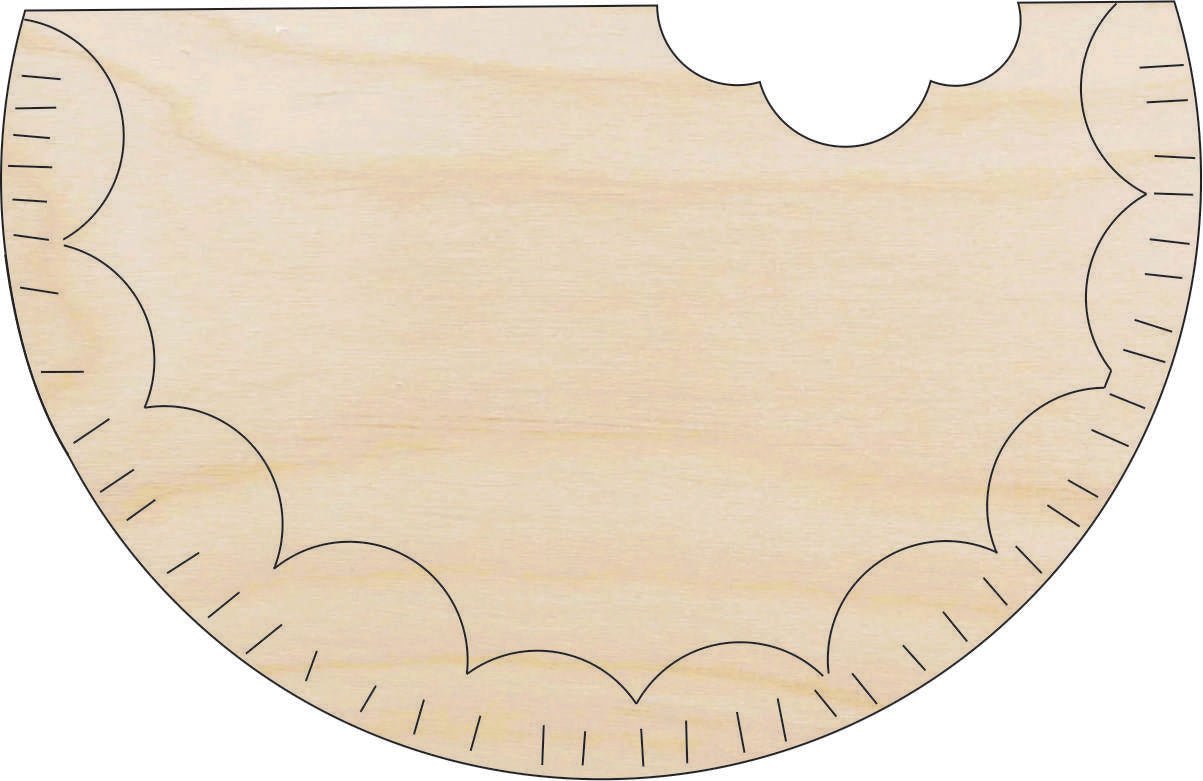 Watermelon Wood Craft Shape - Laser Cut Baltic Birch Unfinished DIY Wood Art Supplies FOD9 - The Wood Shape Store