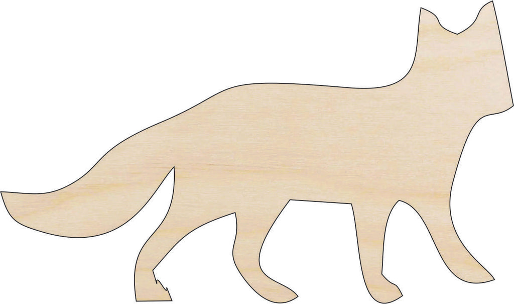 Fox - Laser Cut Out Unfinished Wood Craft Shape FOX11