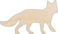 Fox Wood Craft Shape - Laser Cut Baltic Birch Unfinished DIY Wood Art Supplies FOX11 - The Wood Shape Store