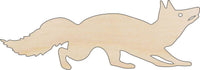 Fox Wood Craft Shape - Laser Cut Baltic Birch Unfinished DIY Wood Art Supplies FOX13 - The Wood Shape Store