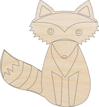 Fox Wood Craft Shape - Laser Cut Baltic Birch Unfinished DIY Wood Art Supplies FOX1 - The Wood Shape Store