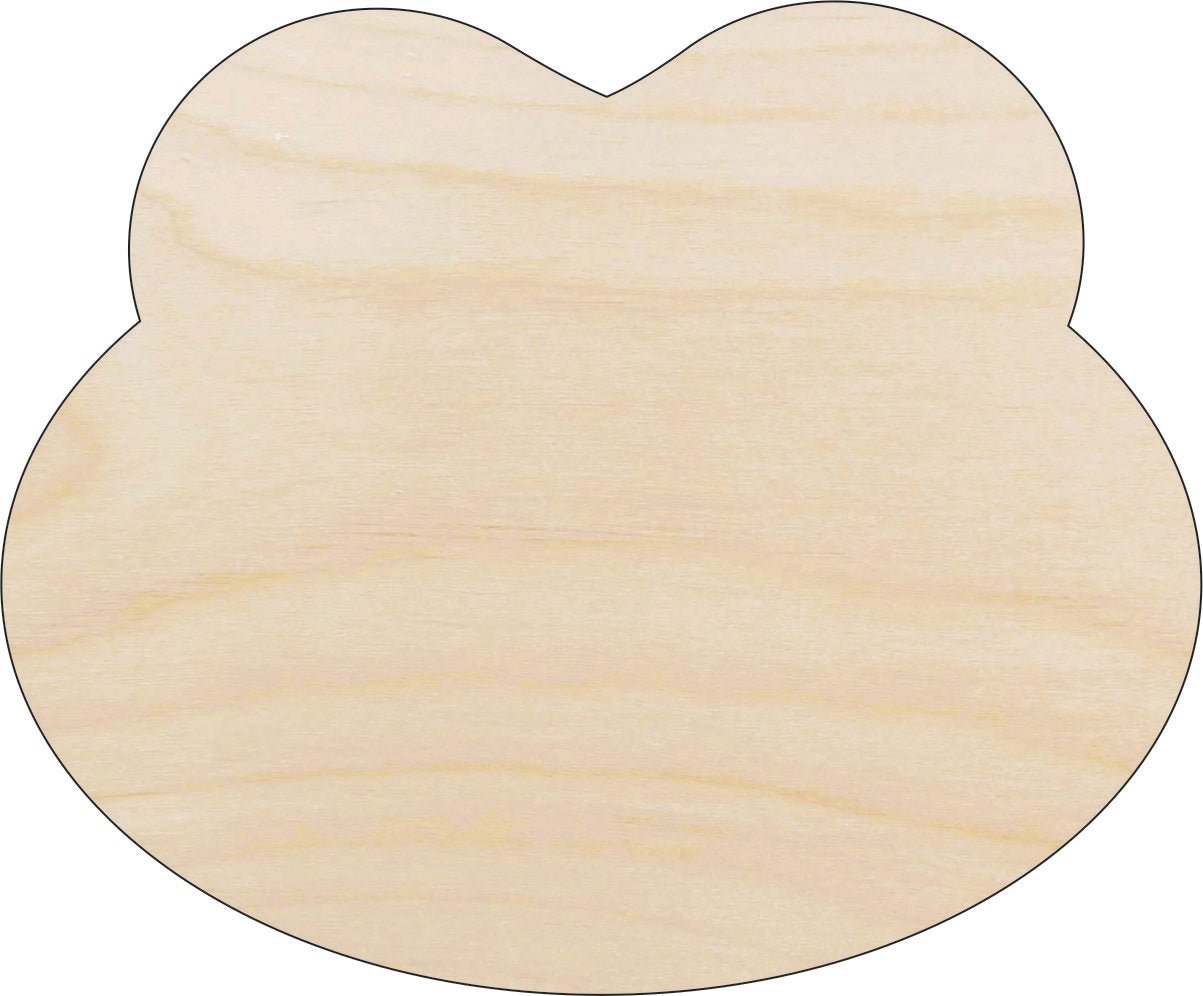 Frog Wood Craft Shape - Laser Cut Baltic Birch Unfinished DIY Wood Art Supplies FRG13 - The Wood Shape Store