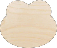 Frog Wood Craft Shape - Laser Cut Baltic Birch Unfinished DIY Wood Art Supplies FRG13 - The Wood Shape Store