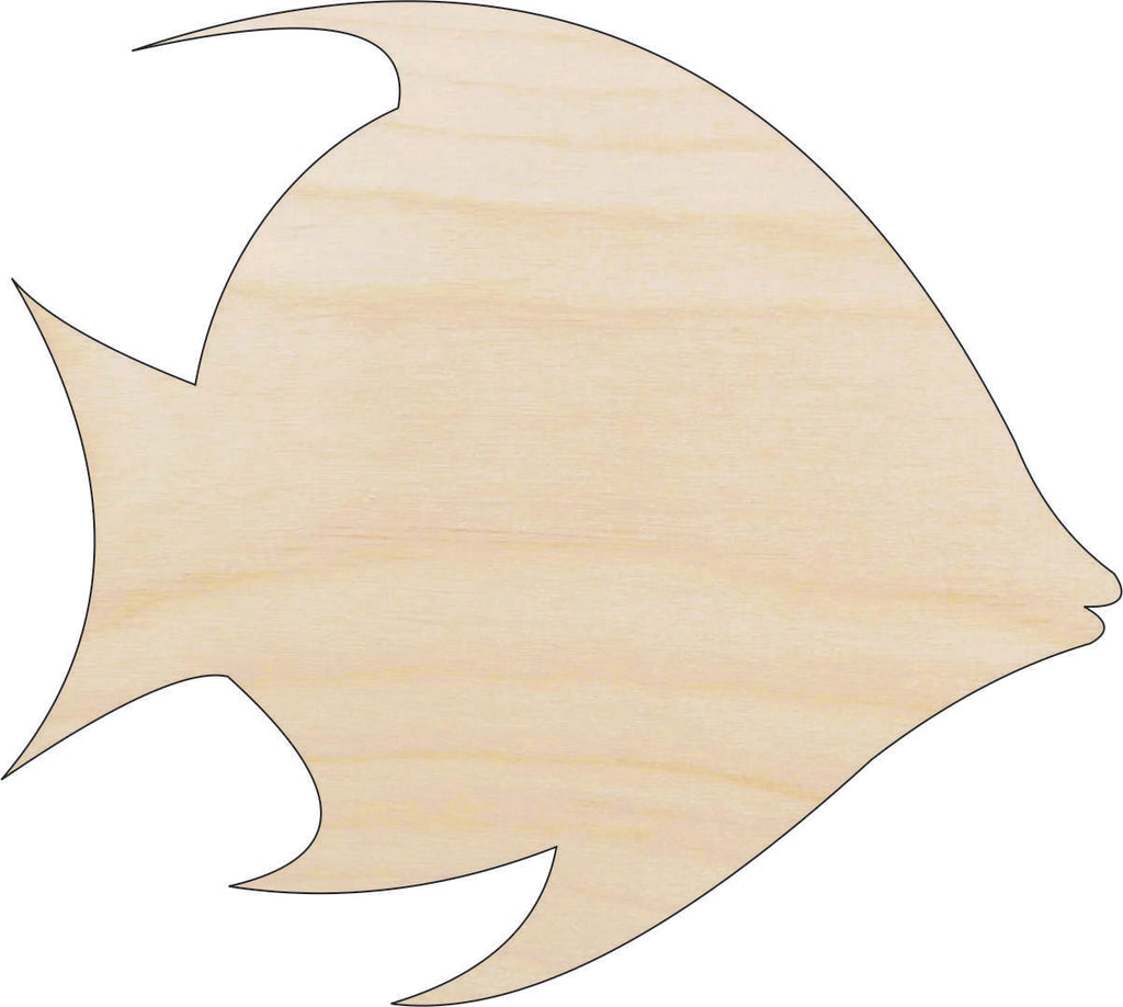 Fish - Laser Cut Out Unfinished Wood Craft Shape FSH24