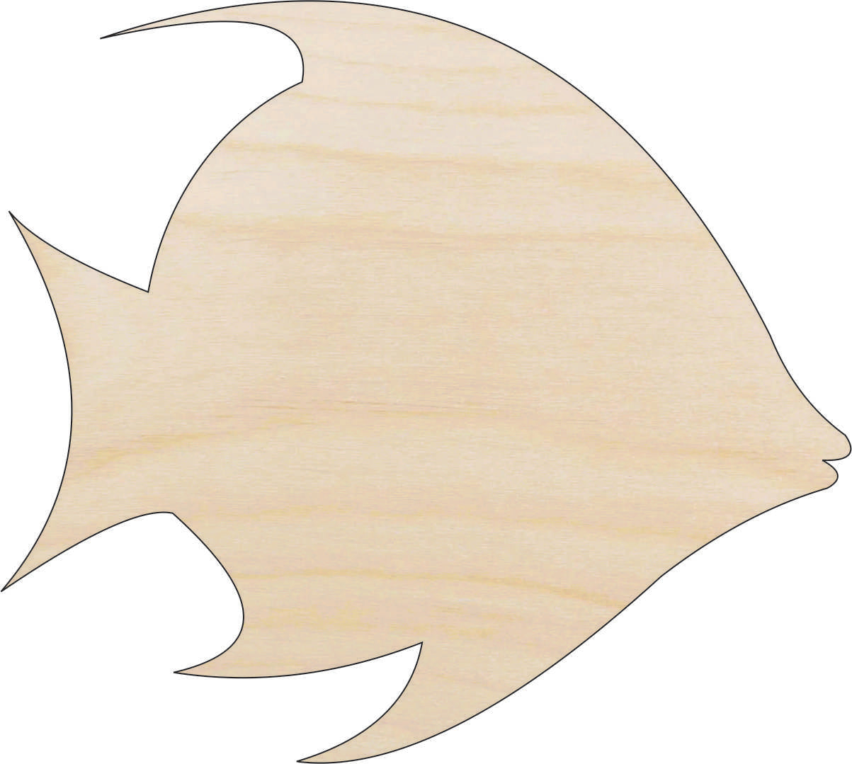 Fish - Laser Cut Out Unfinished Wood Craft Shape FSH24 Fish - Laser Cut Out Unfinished Wood Craft Shape FSH24