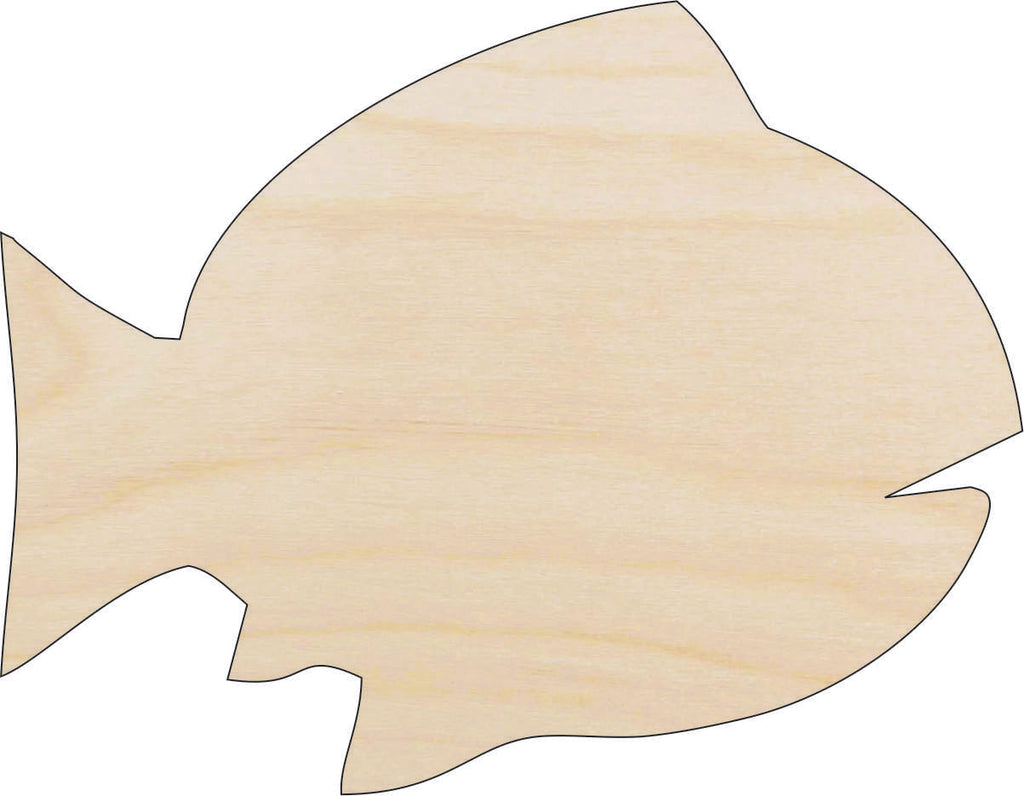 Fish - Laser Cut Out Unfinished Wood Craft Shape FSH26