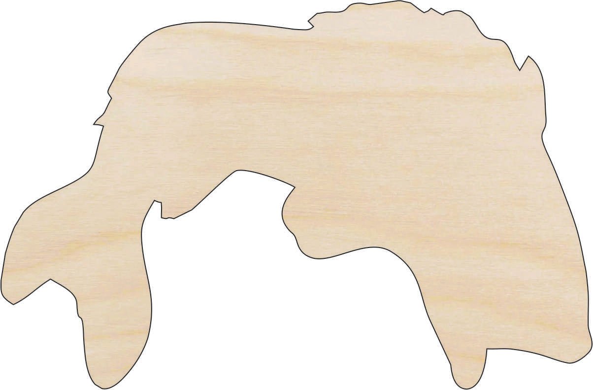 Fish Wood Craft Shape - Laser Cut Baltic Birch Unfinished DIY Wood Art Supplies FSH31 - The Wood Shape Store