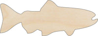 Fish Wood Craft Shape - Laser Cut Baltic Birch Unfinished DIY Wood Art Supplies FSH34 - The Wood Shape Store