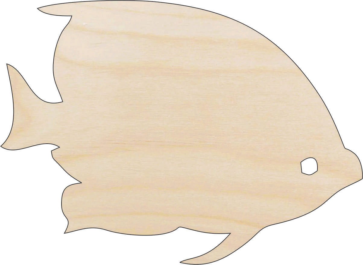 Fish Wood Craft Shape - Laser Cut Baltic Birch Unfinished DIY Wood Art Supplies FSH35 - The Wood Shape Store