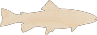 Fish Wood Craft Shape - Laser Cut Baltic Birch Unfinished DIY Wood Art Supplies FSH37 - The Wood Shape Store