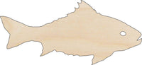 Fish Wood Craft Shape - Laser Cut Baltic Birch Unfinished DIY Wood Art Supplies FSH39 - The Wood Shape Store