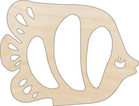 Fish Wood Craft Shape - Laser Cut Baltic Birch Unfinished DIY Wood Art Supplies FSH52 - The Wood Shape Store