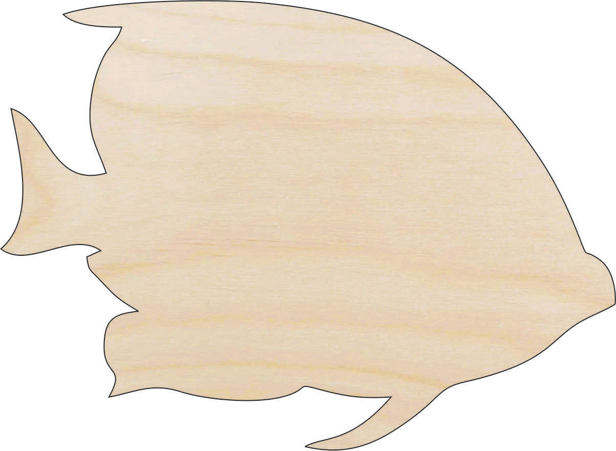 Fish - Laser Cut Out Unfinished Wood Craft Shape FSH61 Fish - Laser Cut Out Unfinished Wood Craft Shape FSH61