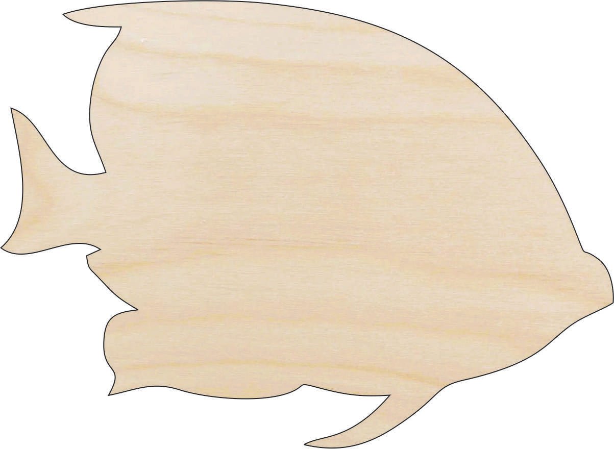 Fish Wood Craft Shape - Laser Cut Baltic Birch Unfinished DIY Wood Art Supplies FSH61 - The Wood Shape Store