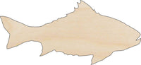 Fish Wood Craft Shape - Laser Cut Baltic Birch Unfinished DIY Wood Art Supplies FSH62 - The Wood Shape Store