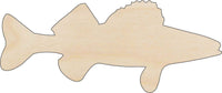 Fish Wood Craft Shape - Laser Cut Baltic Birch Unfinished DIY Wood Art Supplies FSH69 - The Wood Shape Store
