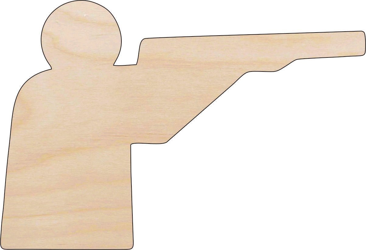 Hunter Wood Craft Shape - Laser Cut Baltic Birch Unfinished DIY Wood Art Supplies HNT1 - The Wood Shape Store