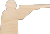 Hunter Wood Craft Shape - Laser Cut Baltic Birch Unfinished DIY Wood Art Supplies HNT1 - The Wood Shape Store