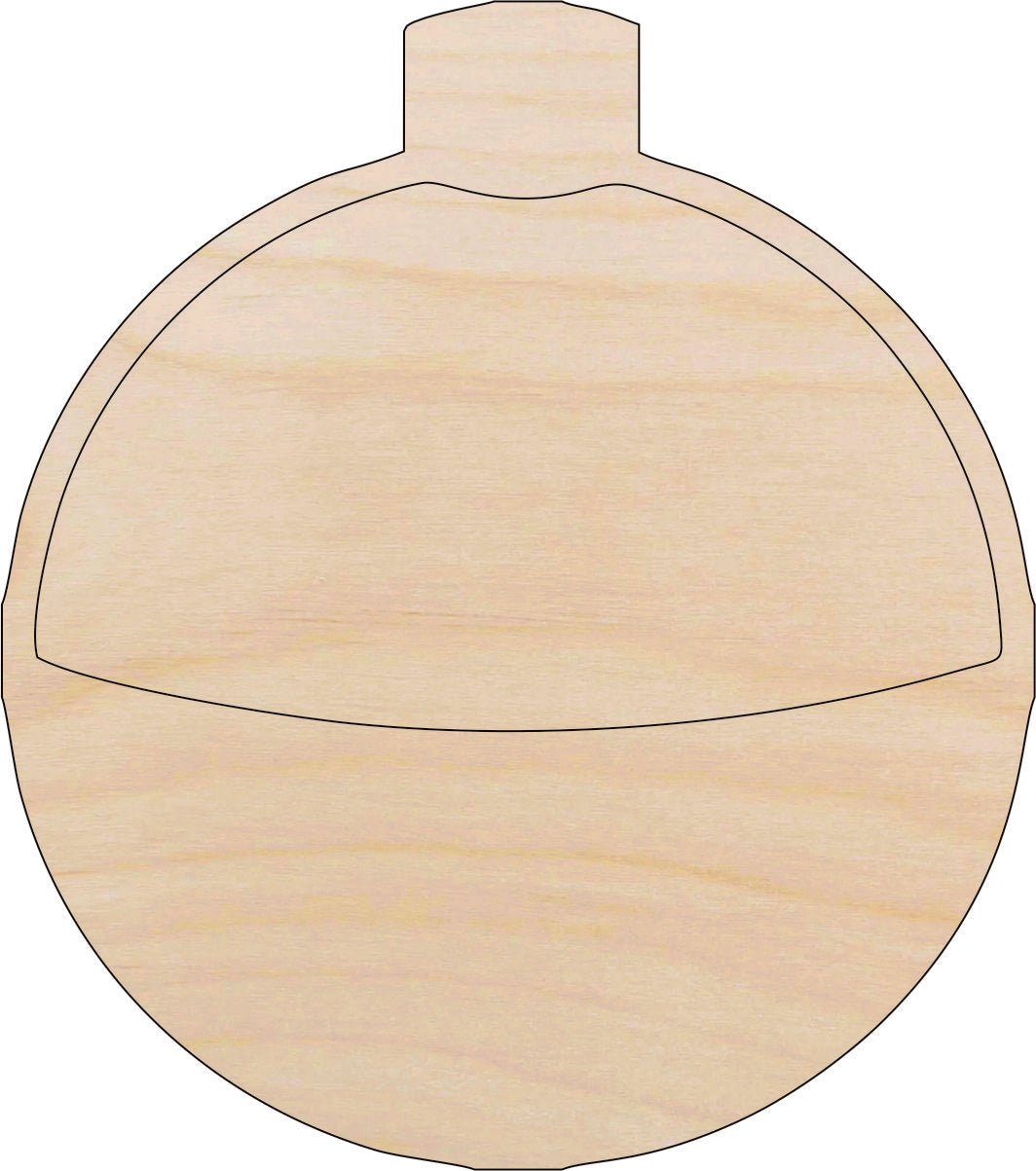 Bobber Wood Craft Shape - Laser Cut Baltic Birch Unfinished DIY Wood Art Supplies HNT21 - The Wood Shape Store