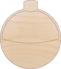 Bobber Wood Craft Shape - Laser Cut Baltic Birch Unfinished DIY Wood Art Supplies HNT21 - The Wood Shape Store