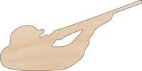 Hunter Wood Craft Shape - Laser Cut Baltic Birch Unfinished DIY Wood Art Supplies HNT22 - The Wood Shape Store