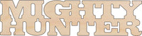 Hunter Wood Craft Shape – Laser Cut Baltic Birch Unfinished DIY Art Supplies HNT9 - The Wood Shape Store