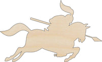 Knight Wood Craft Shape - Laser Cut Baltic Birch Unfinished DIY Wood Art Supplies HRS19 - The Wood Shape Store