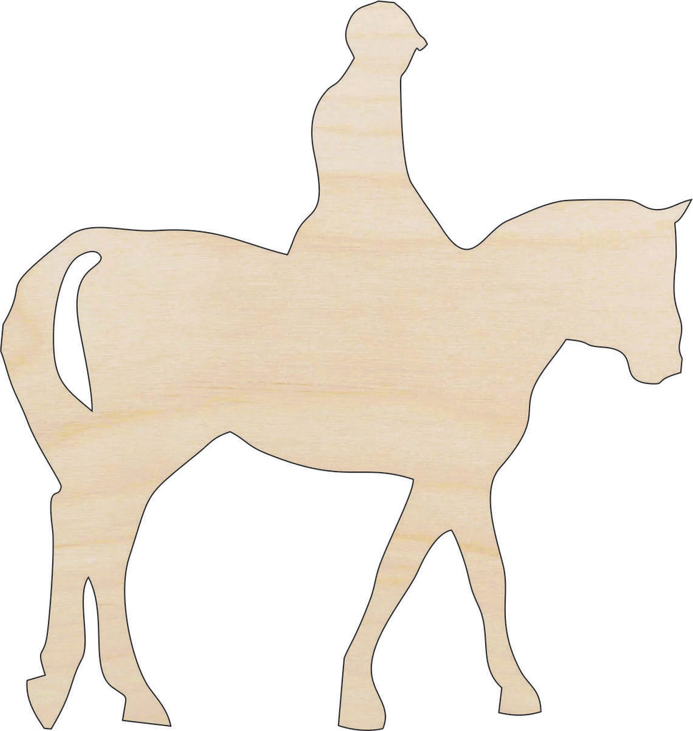 Horse - Laser Cut Out Unfinished Wood Craft Shape HRS31