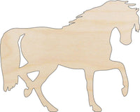 Horse Wood Craft Shape - Laser Cut Baltic Birch Unfinished DIY Wood Art Supplies HRS36 - The Wood Shape Store