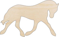 Horse Wood Craft Shape - Laser Cut Baltic Birch Unfinished DIY Wood Art Supplies HRS37 - The Wood Shape Store