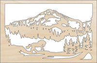 Horse Wood Craft Shape - Laser Cut Baltic Birch Unfinished DIY Wood Art Supplies HRS47 - The Wood Shape Store