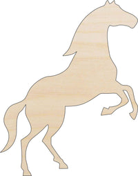 Horse Wood Craft Shape - Laser Cut Baltic Birch Unfinished DIY Wood Art Supplies HRS49 - The Wood Shape Store