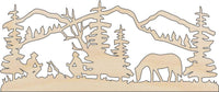 Cowboy Wood Craft Shape - Laser Cut Baltic Birch Unfinished DIY Wood Art Supplies HRS60 - The Wood Shape Store