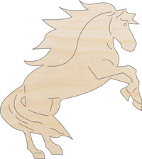 Horse Wood Craft Shape - Laser Cut Baltic Birch Unfinished DIY Wood Art Supplies HRS67 - The Wood Shape Store