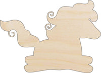 Horse Wood Craft Shape - Laser Cut Baltic Birch Unfinished DIY Wood Art Supplies HRS80 - The Wood Shape Store