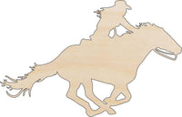 Horse Wood Craft Shape - Laser Cut Baltic Birch Unfinished DIY Wood Art Supplies HRS83 - The Wood Shape Store