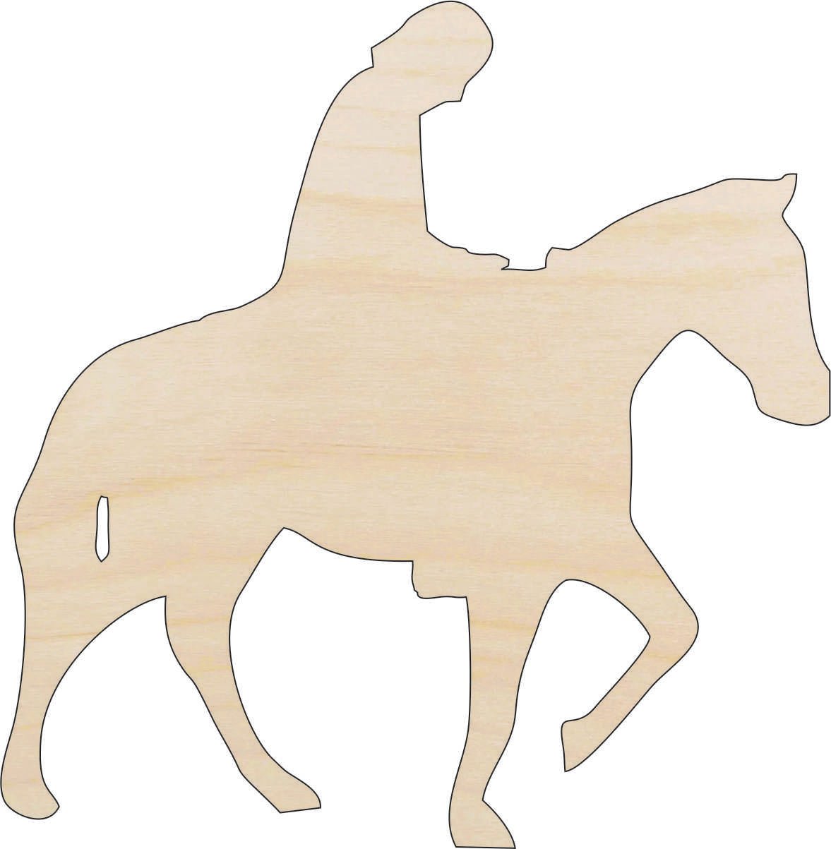 Horse Wood Craft Shape - Laser Cut Baltic Birch Unfinished DIY Wood Art Supplies HRS84 - The Wood Shape Store