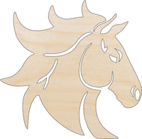 Horse Wood Craft Shape - Laser Cut Baltic Birch Unfinished DIY Wood Art Supplies HRS87 - The Wood Shape Store