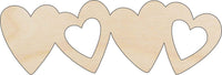 Heart Wood Craft Shape - Laser Cut Baltic Birch Unfinished DIY Wood Art Supplies HRT12 - The Wood Shape Store