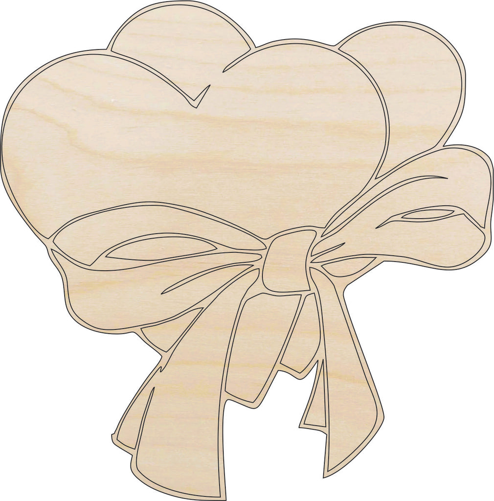 Heart - Laser Cut Out Unfinished Wood Craft Shape HRT6