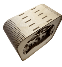 Deer 3D Laser Cut – Baltic Birch Wood Craft Supplies | DIY Wood Kit BOX4 - The Wood Shape Store
