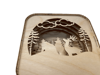 Deer 3D Laser Cut – Baltic Birch Wood Craft Supplies | DIY Wood Kit BOX4 - The Wood Shape Store